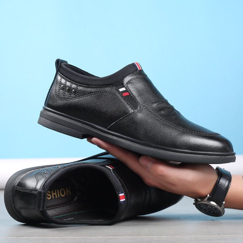 Heren Echt Leer Antislip Soft Leisure Bussiness Schoenen