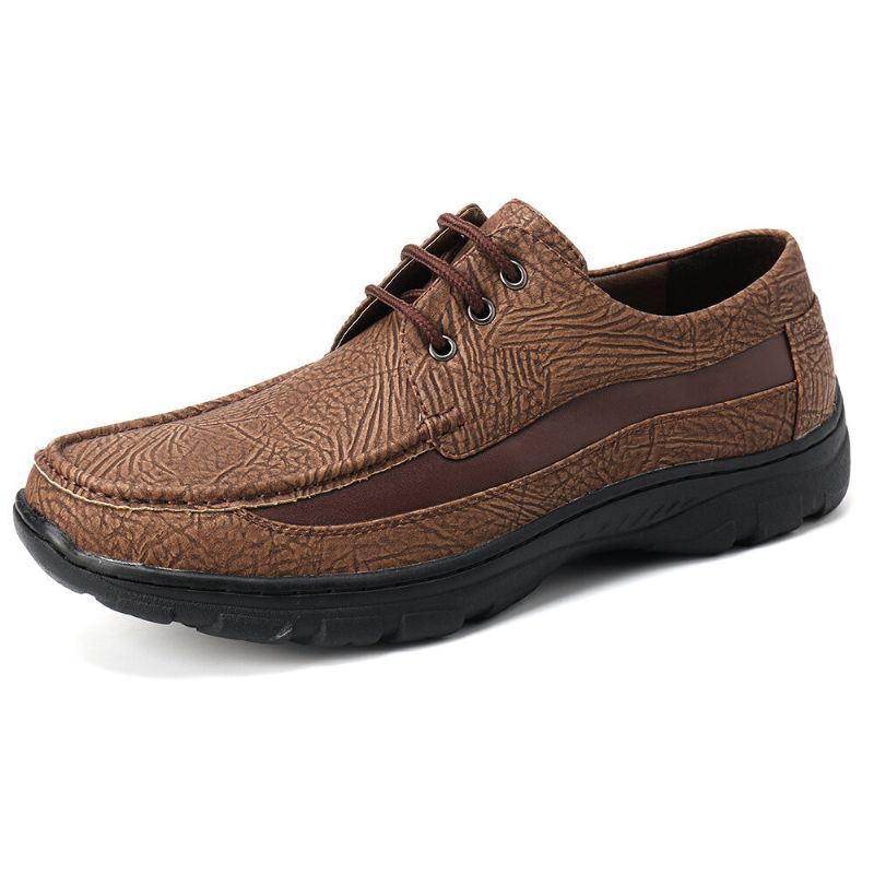 Heren Kleur Kruiden Casual Comfortabele Loafers Met Zachte Zolen