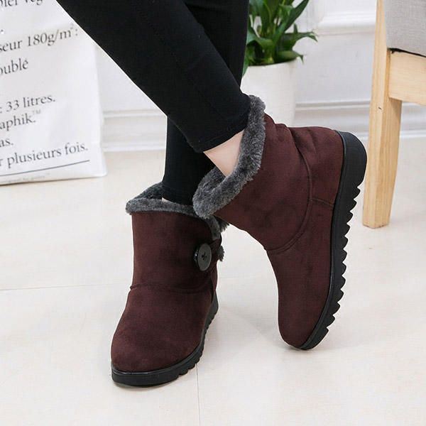 Dames Gesp Comfortabel Warm Houden Zachte Enkel Snowboots