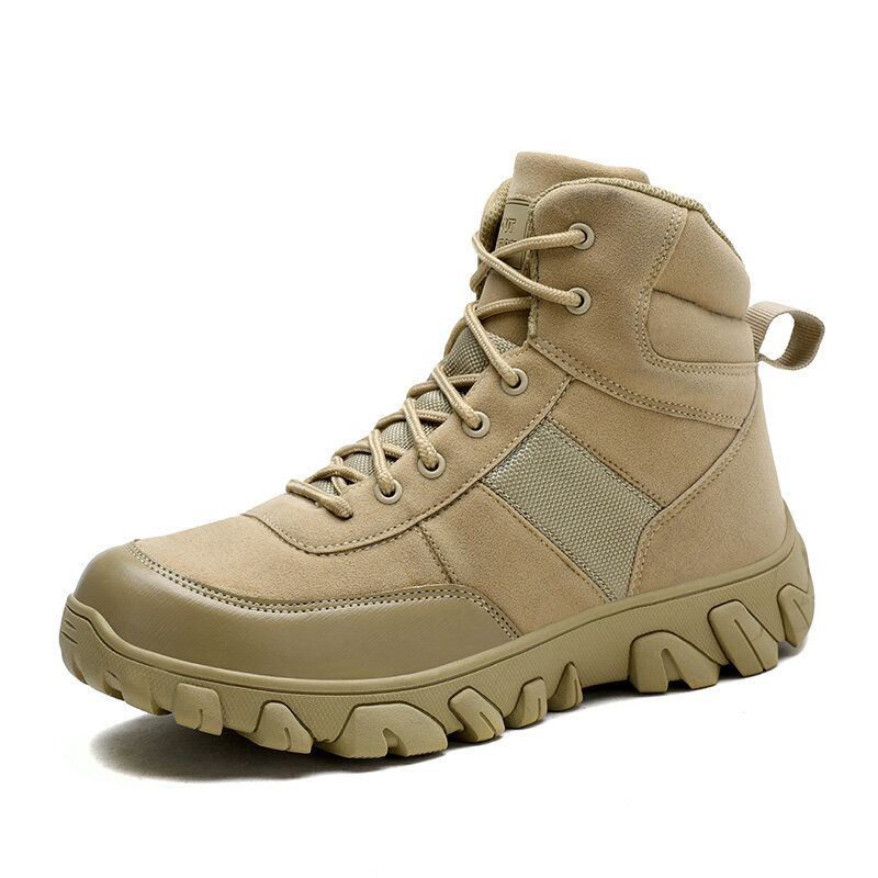 Heren Outdoor Suède Ademende Antislip Wandelschoenen Voor Wandelen