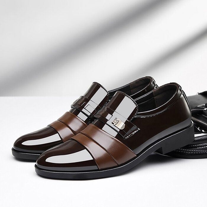 Heren Lichtgewicht Casual Dagelijks Zakelijk Kantoor Lederen Oxfords