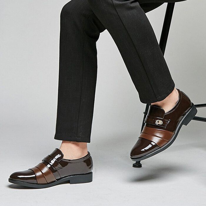 Heren Lichtgewicht Casual Dagelijks Zakelijk Kantoor Lederen Oxfords