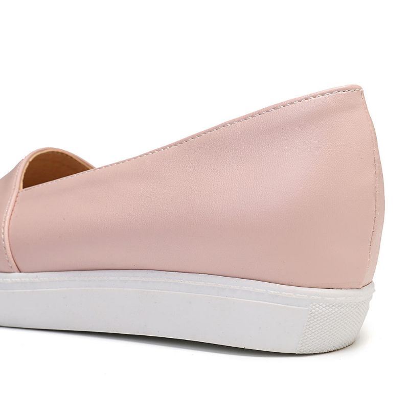 Casual Flats Voor Dames Met Pure Kleurstiksels