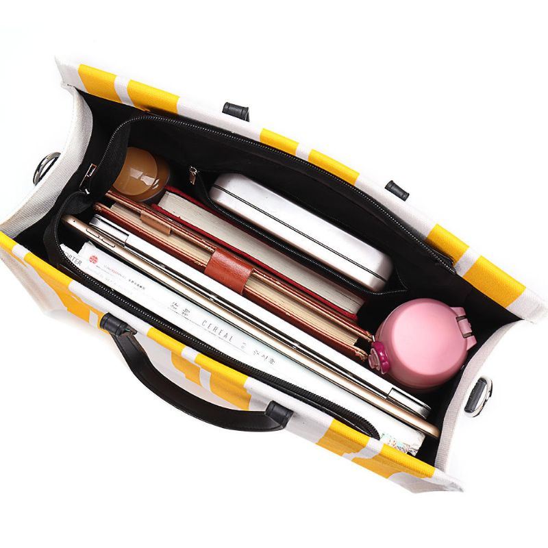 Dames Canvas Vrijetijdstas Handtas Crossbodytas