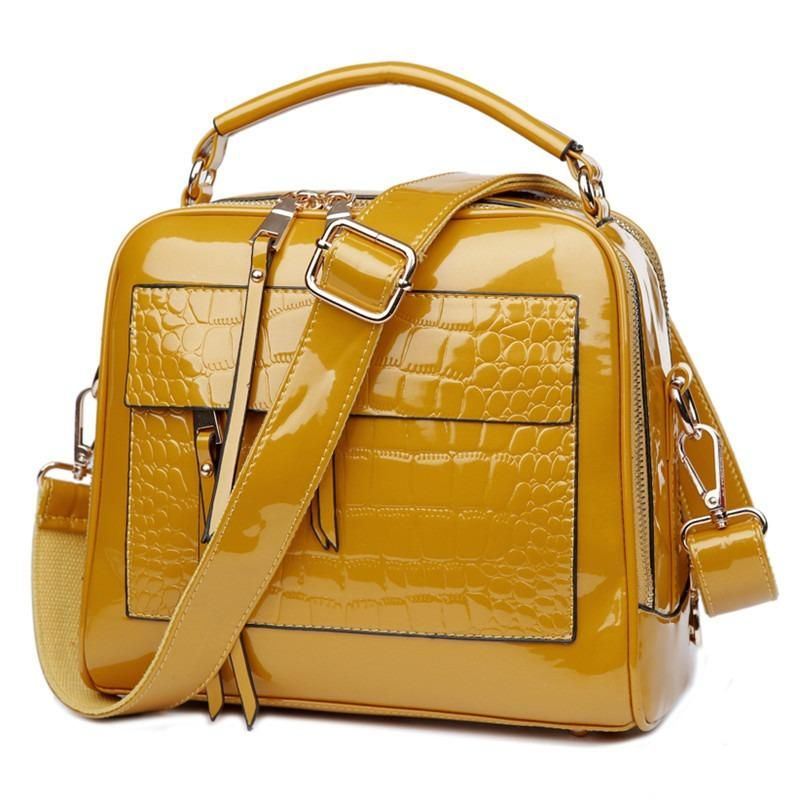 Dames Lakleer Zeeschelp Tas Draagbare Diagonale Tas