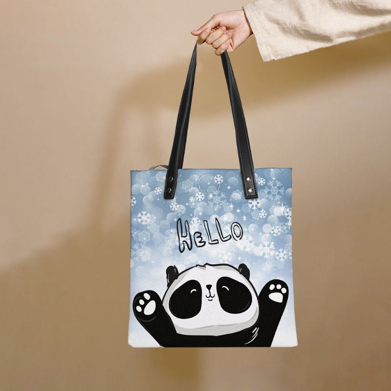 Dames Winter 2022 Leuke Panda Printing Handtas