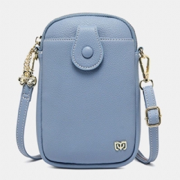 Dames 6.3 Inch Iphone Solide Waterdichte Crossbody Tas Telefoon Tas